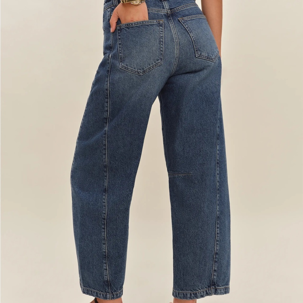 Reformation Classic Boyfriend Jeans in Indigo Blue - Picture 2 of 6
